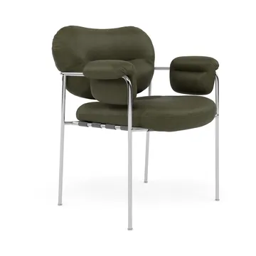 Bollo Stuhl - Vintage Olive-polished stainless steel - Fogia