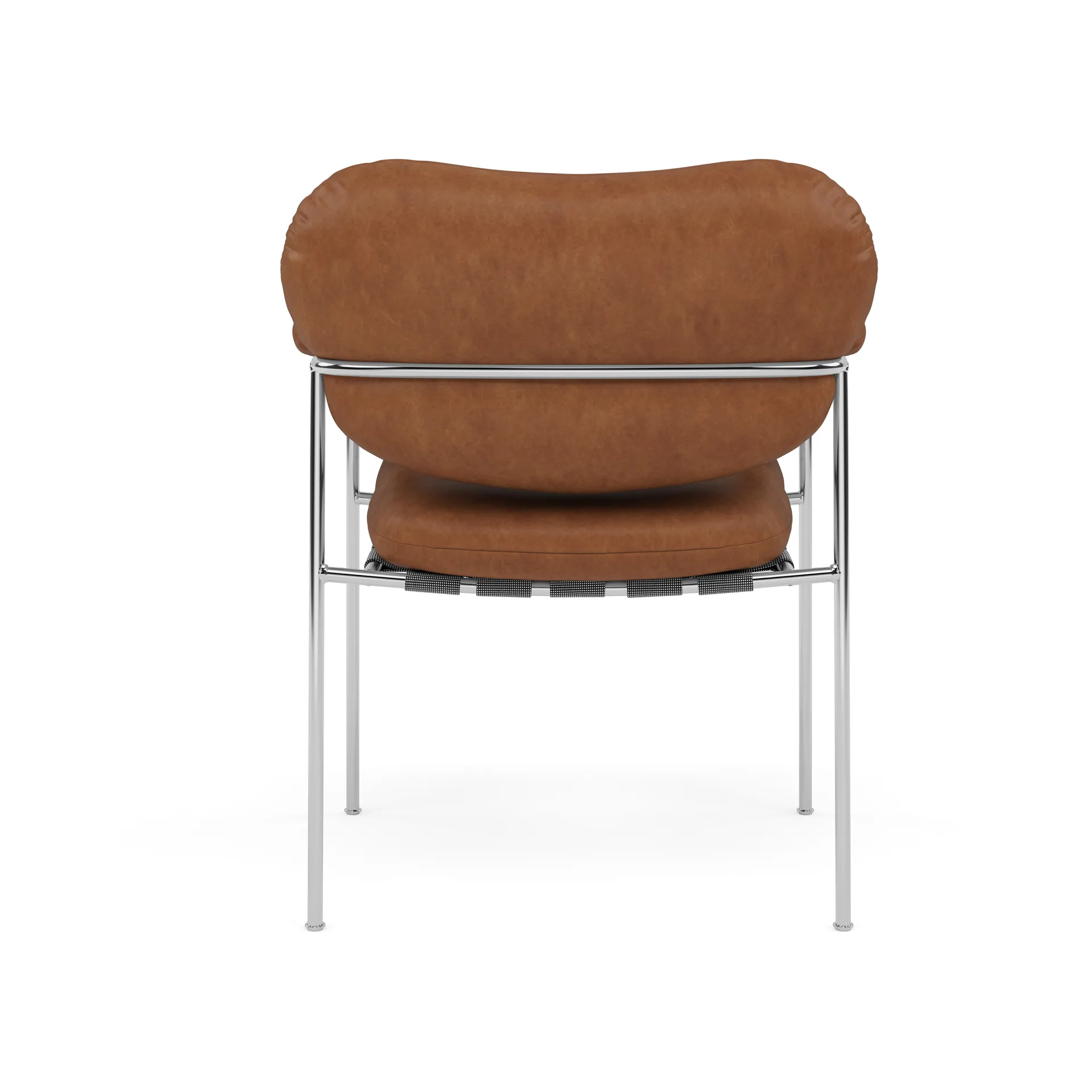 Bollo Stuhl, Vintage Rangers-polished stainless steel Fogia