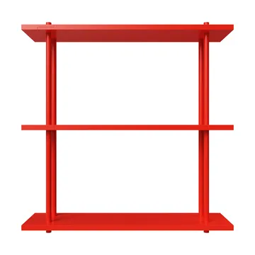 Bond Wandregal W103 - Rote lackierte Birke - Fogia