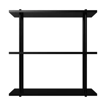 Bond Wandregal W103 - Schwarz lackierte Birke - Fogia