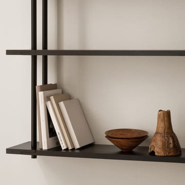 Bond Wandregal W103 - Schwarz lackierte Birke - Fogia