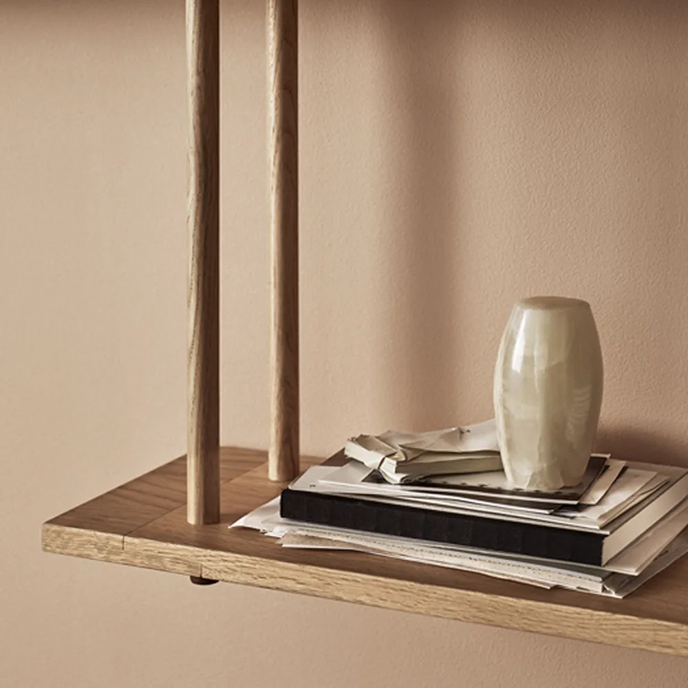 Bond Wandregal W103, Walnuss mattlack Fogia