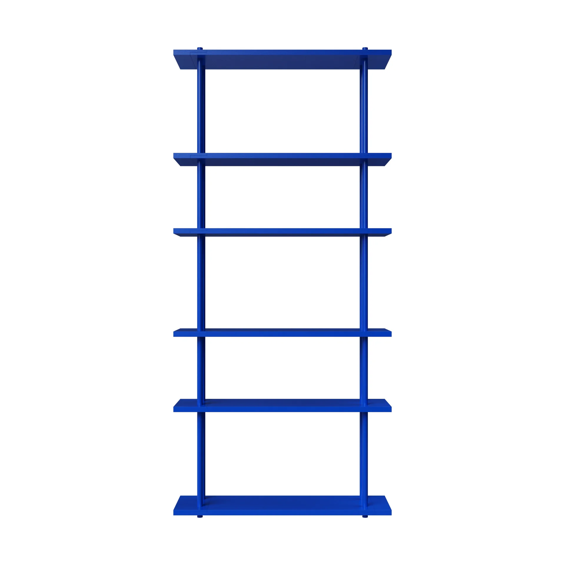 Bond Wandregal W106, Blau lackierte Birke Fogia