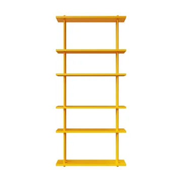 Bond Wandregal W106 - Gelb lackierte Birke - Fogia