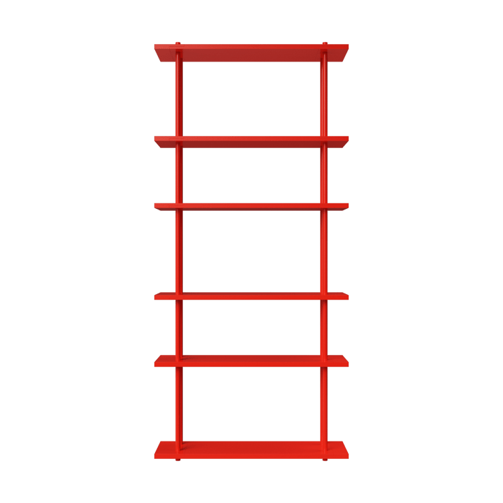 Bond Wandregal W106 - Rote lackierte Birke - Fogia