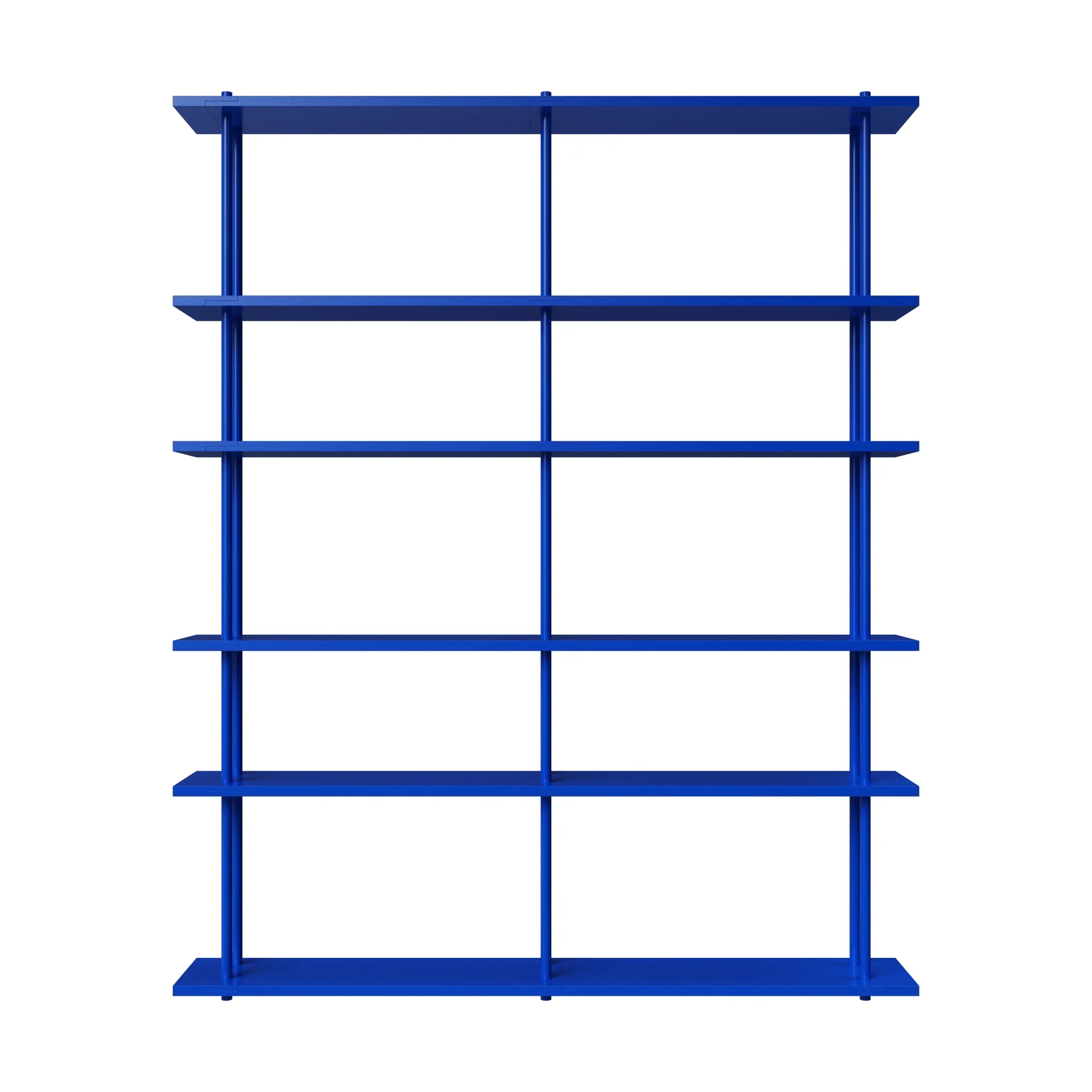 Bond Wandregal W206, Blau lackierte Birke Fogia