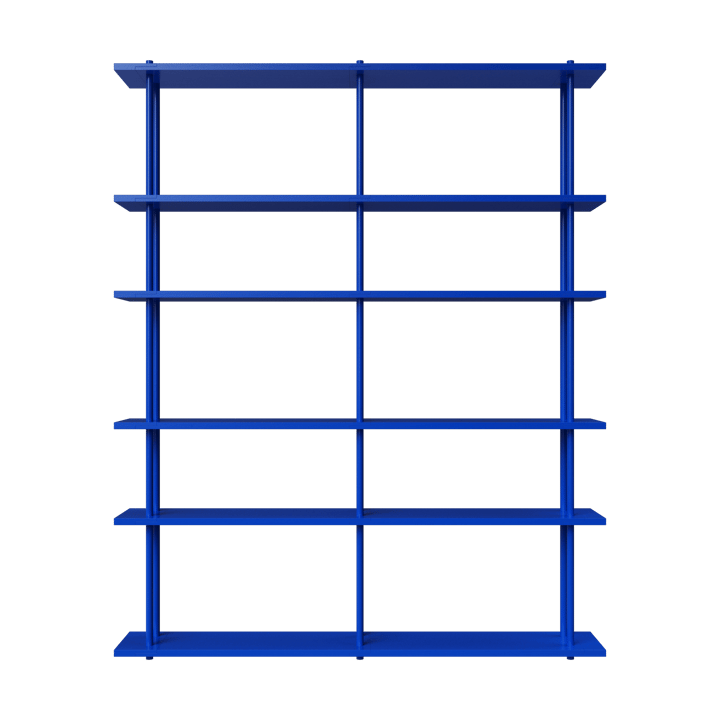 Bond Wandregal W206 - Blau lackierte Birke - Fogia