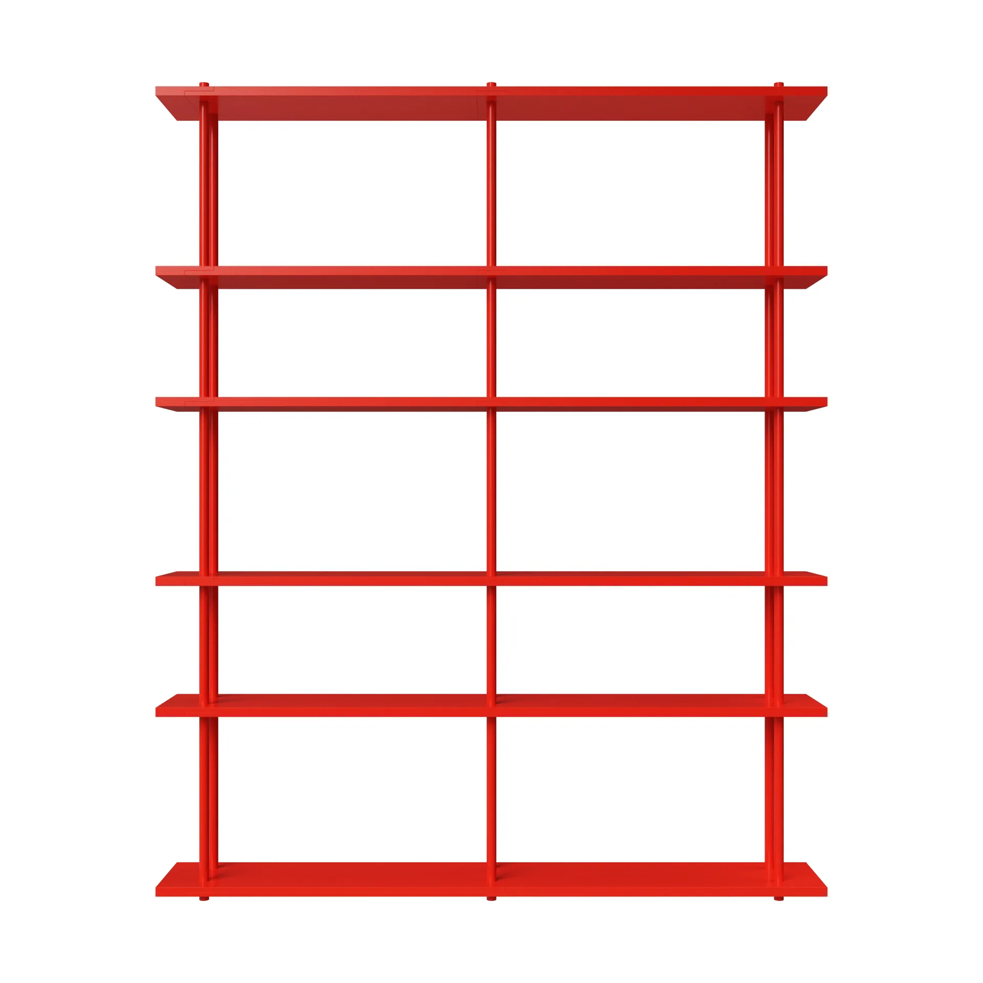 Bond Wandregal W206, Rote lackierte Birke Fogia