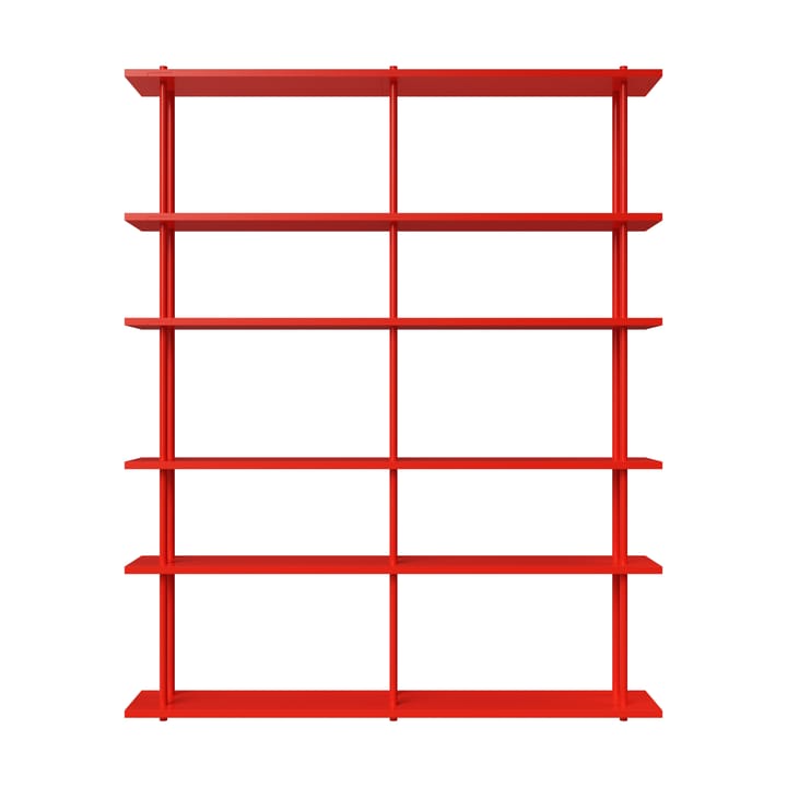 Bond Wandregal W206 - Rote lackierte Birke - Fogia
