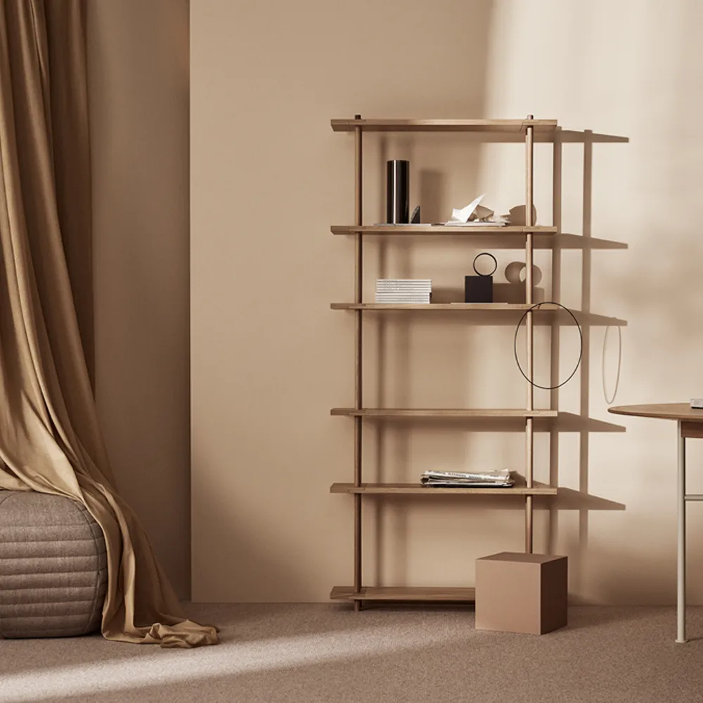 Bond Wandregal W206, Walnuss mattlack Fogia