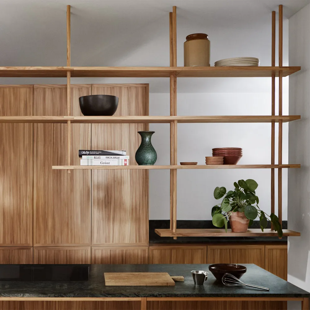 Bond Wandregal W206, Walnuss mattlack Fogia