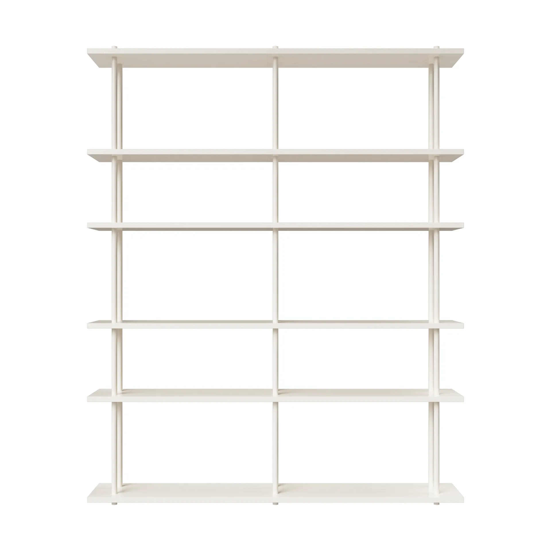 Bond Wandregal W206, Weiß lackierte Birke Fogia