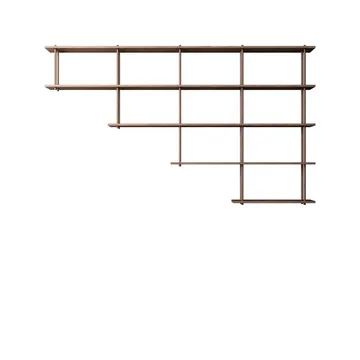 Bond Wandregal W405 - Walnuss mattlack - Fogia