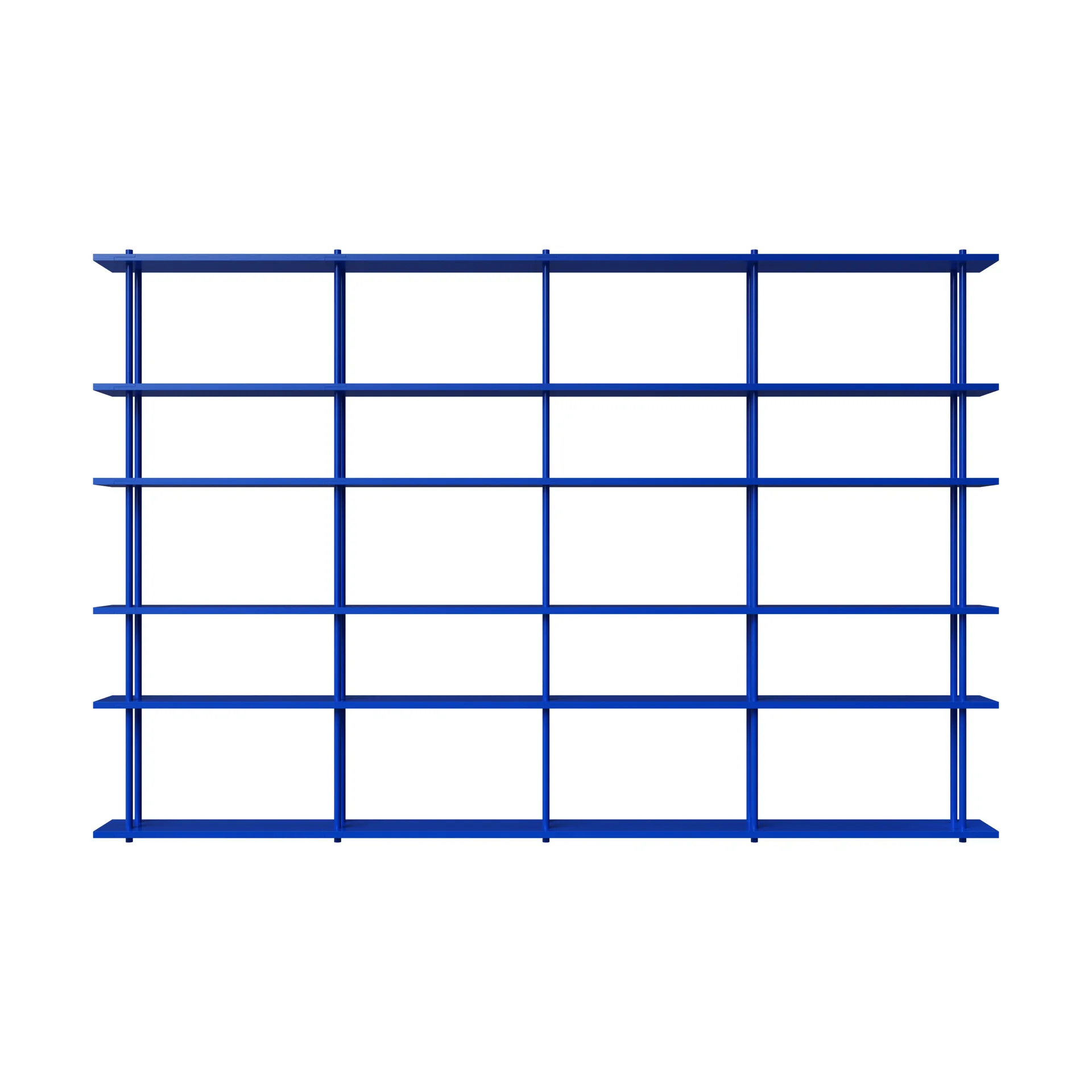 Bond Wandregal W406, Blau lackierte Birke Fogia