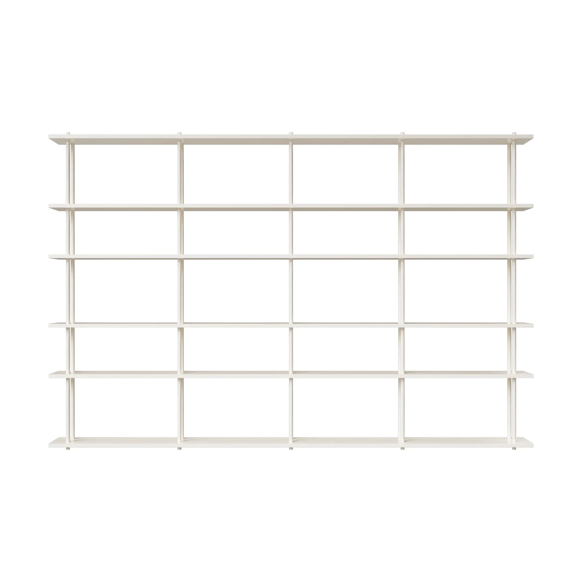 Bond Wandregal W406, Weiß lackierte Birke Fogia