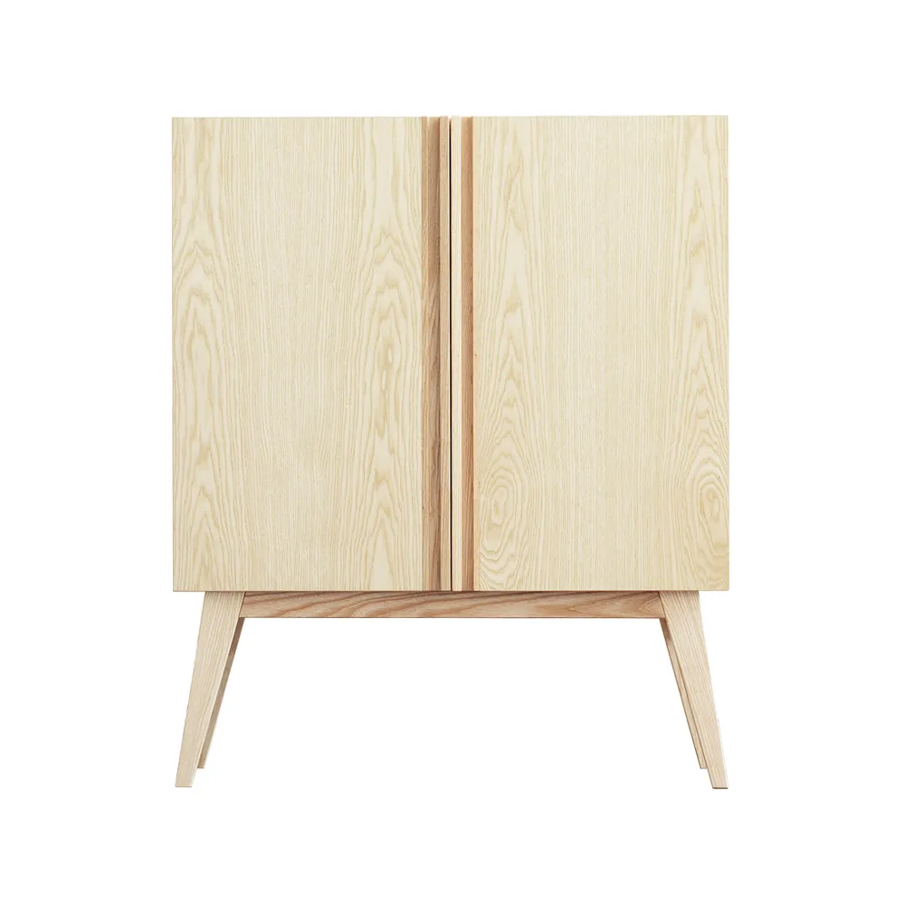 Boss Schrank, Lackierte Esche-hoch-2-türig Fogia