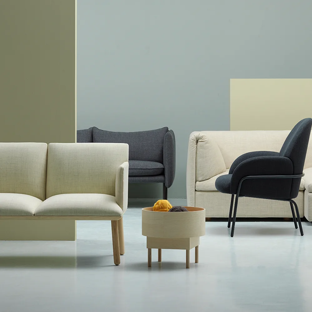 Bowl Couchtisch, Esche naturlack-big Fogia