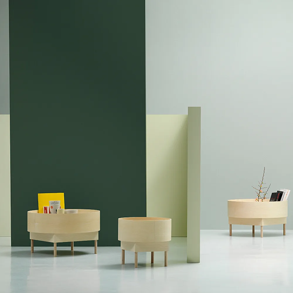 Bowl Couchtisch, Esche naturlack-big Fogia