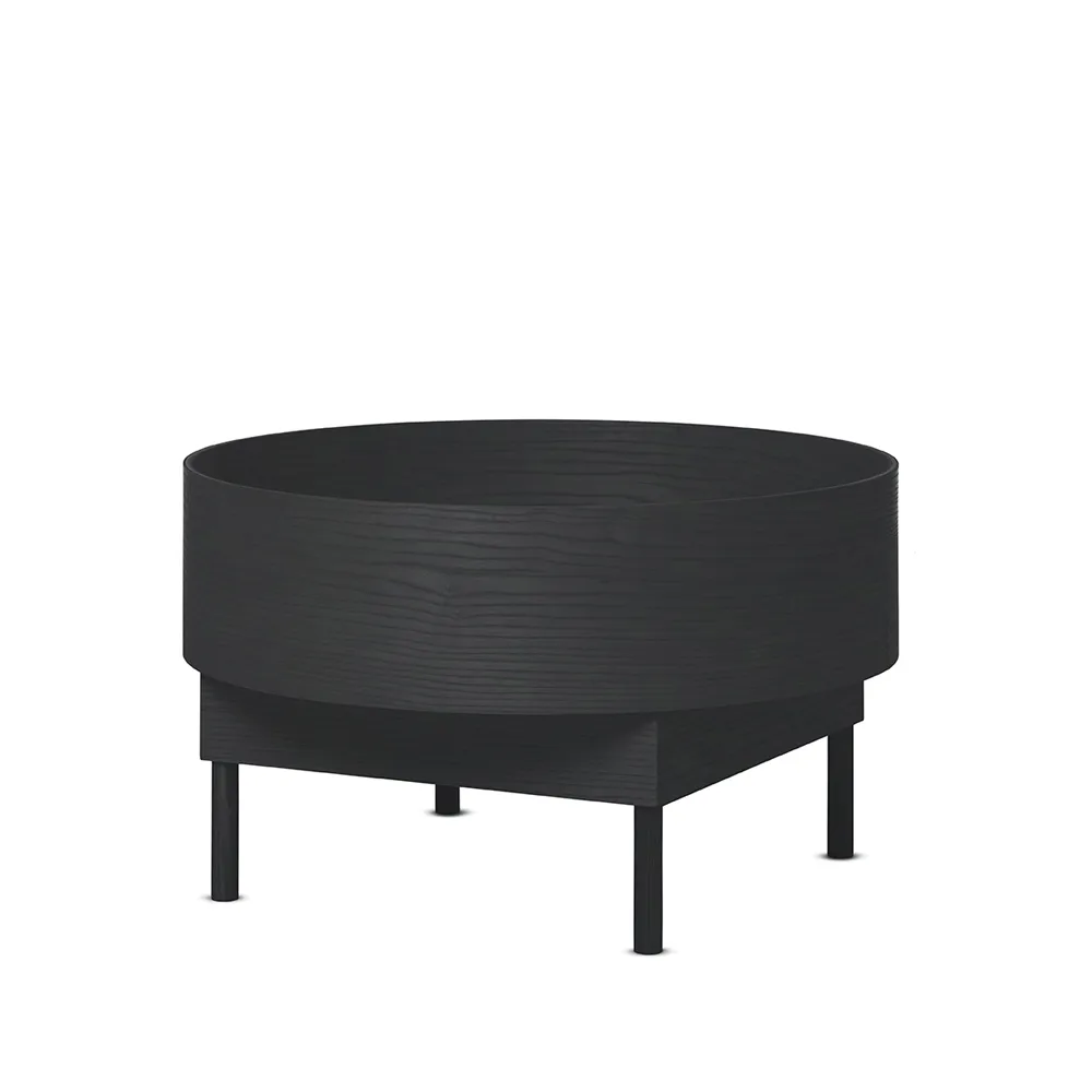 Bowl Couchtisch, Esche schwarzgebeizt-big Fogia