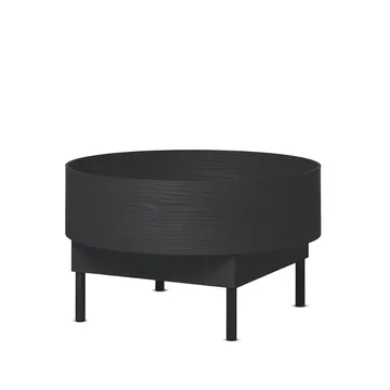 Bowl Couchtisch - Esche schwarzgebeizt-big - Fogia