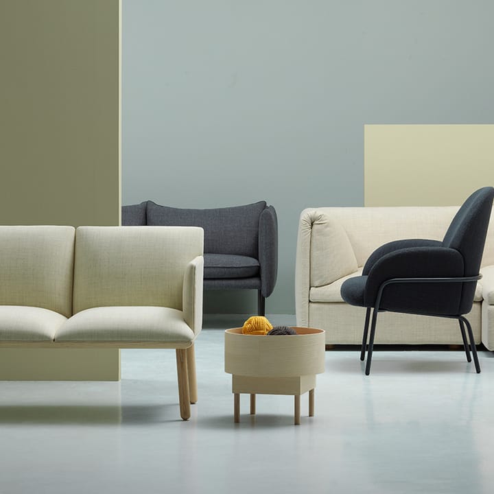 Bowl Couchtisch, Esche schwarzgebeizt-big Fogia