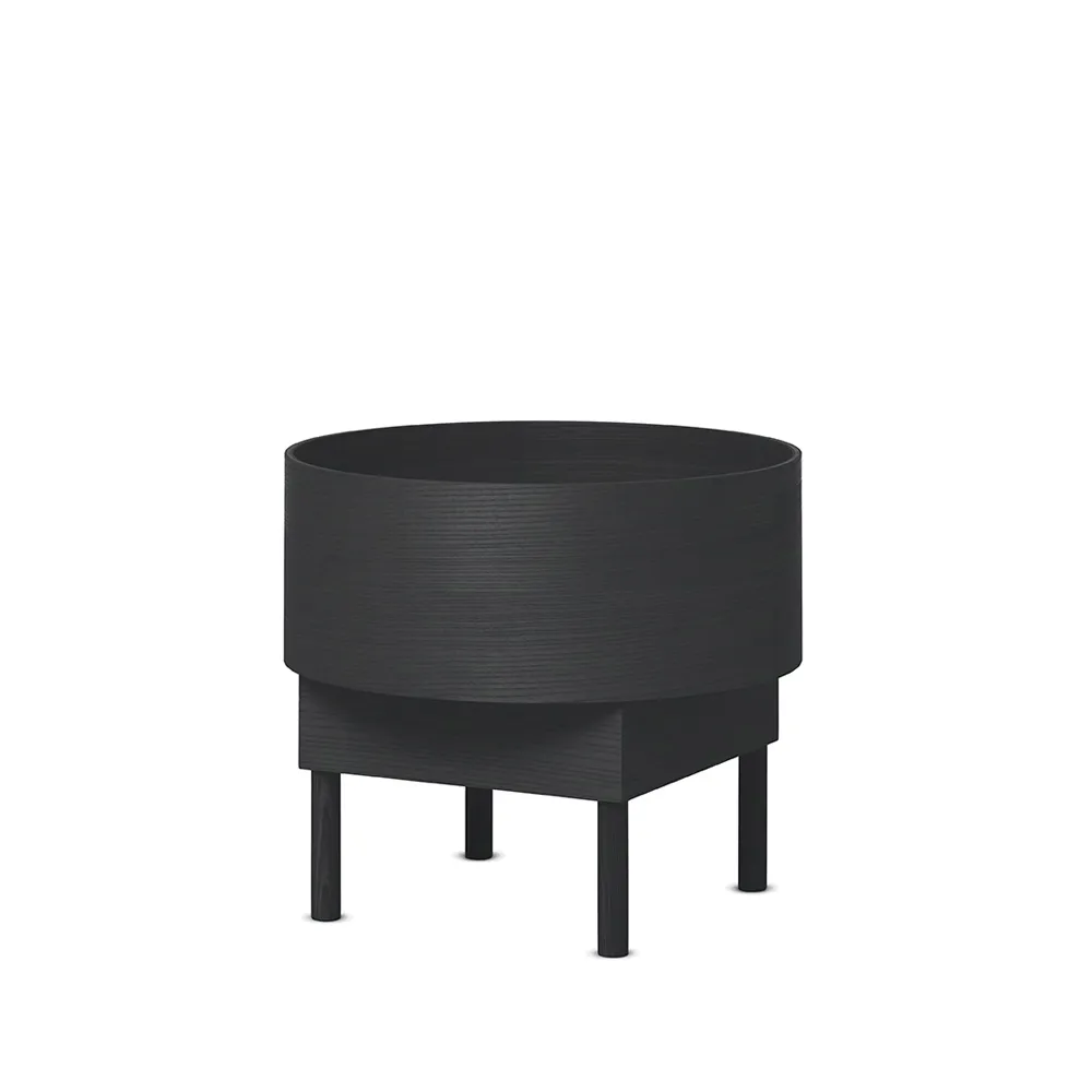 Bowl Couchtisch, Esche schwarzgebeizt-small Fogia