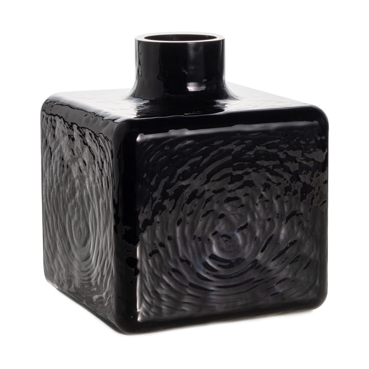 Cube Vase - Schwarz, 23×20×20 cm - Fogia