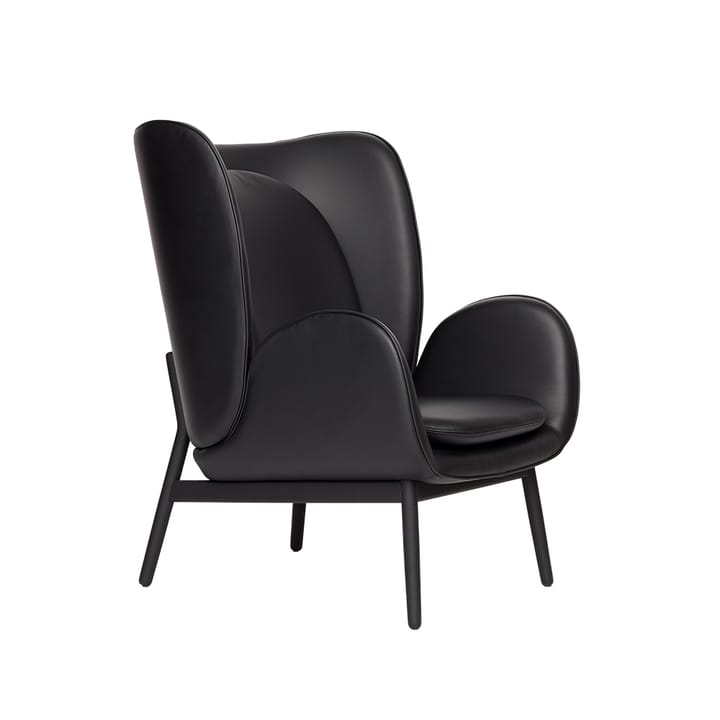 Embrace Large Sessel Eichenbein - Leder Elmosoft 99999-svartbets - Fogia