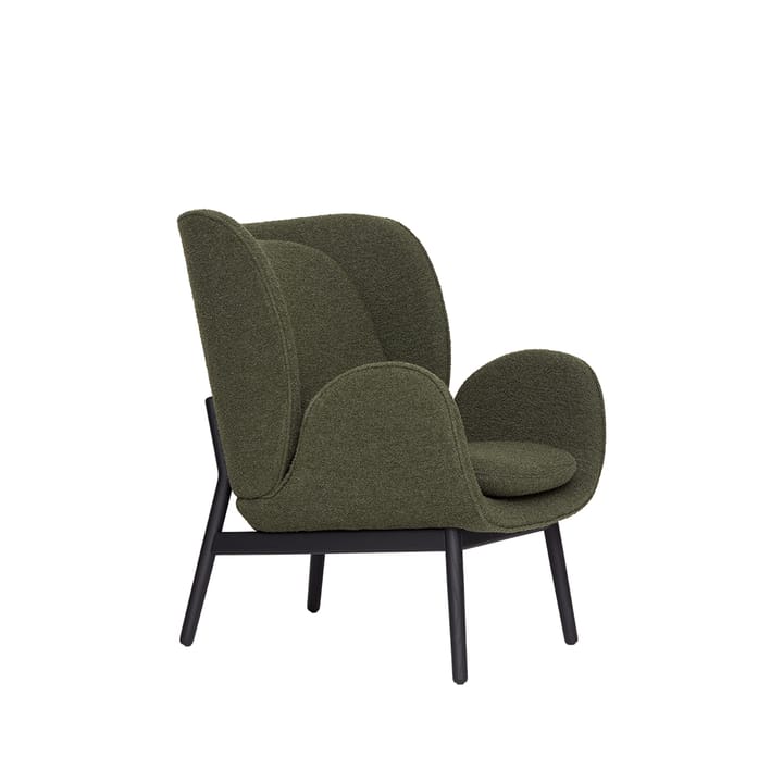 Embrace Small Sessel Eichenbein - Stoff Barnum pine 9, schwarz gebeizt - Fogia