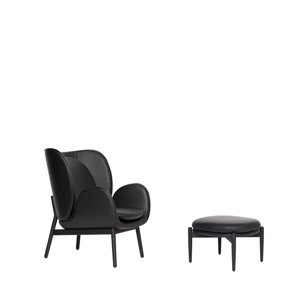 Embrace Small Sessel , Elmosoft 99999-Eiche schwarz gebeizt Fogia