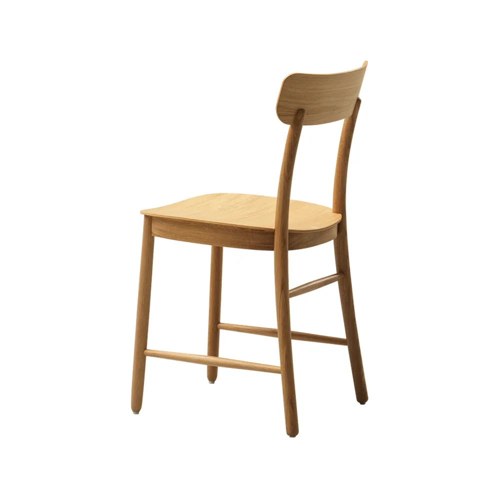 Figurine Stuhl, Eiche Klarlack Fogia