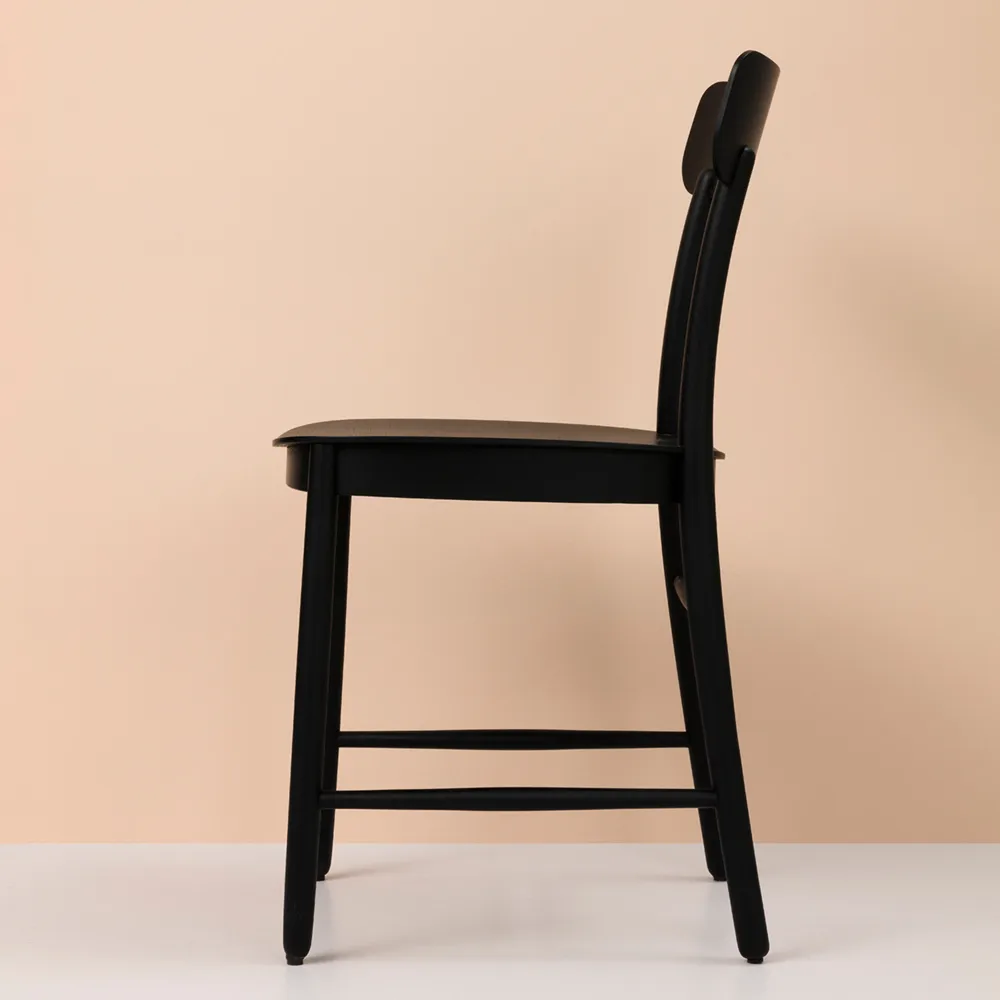 Figurine Stuhl, wengegebeizte Eiche Fogia