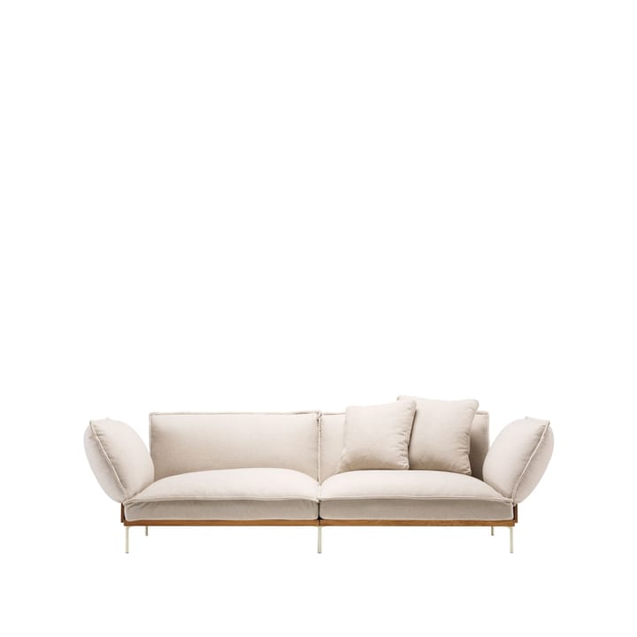 Jord 2-Sitz Sofa - Mainline flax 20 beige-olj. Eiche - Fogia