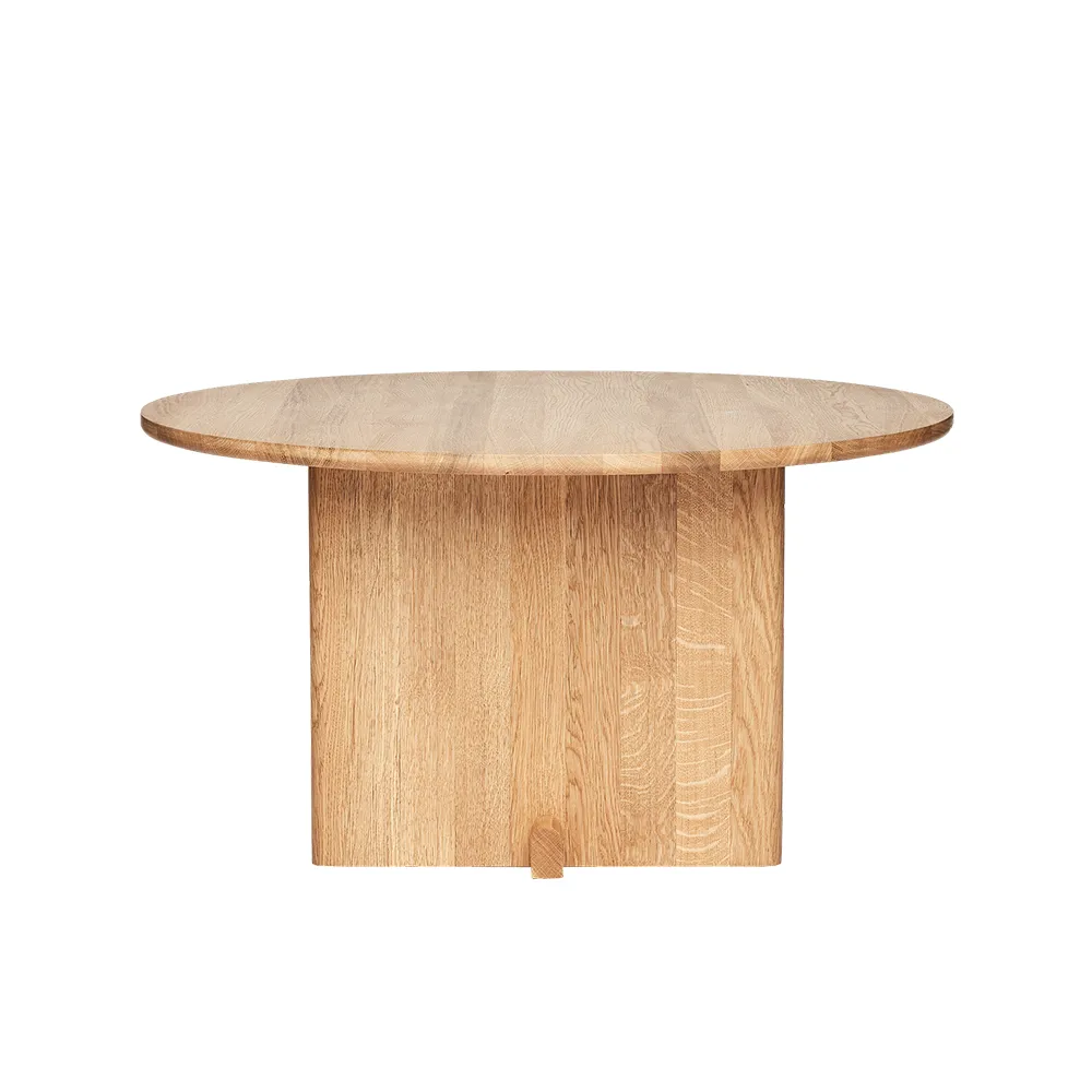 Koku Couchtisch hoch Ø80 cm, Lackierte Eiche Fogia