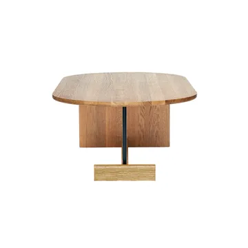 Koku Couchtisch niedrig 60x120 cm - Lackierte Eiche - Fogia