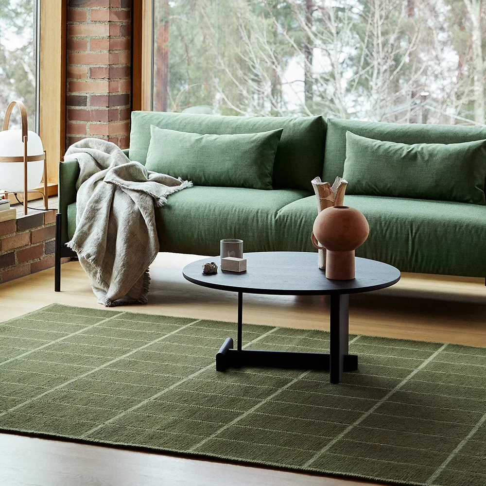 Koku Sofatisch hoch Ø80 cm, Lackierte Eiche Fogia