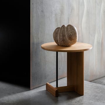 Koku Sofatisch hoch Ø80 cm - Lackierte Eiche - Fogia
