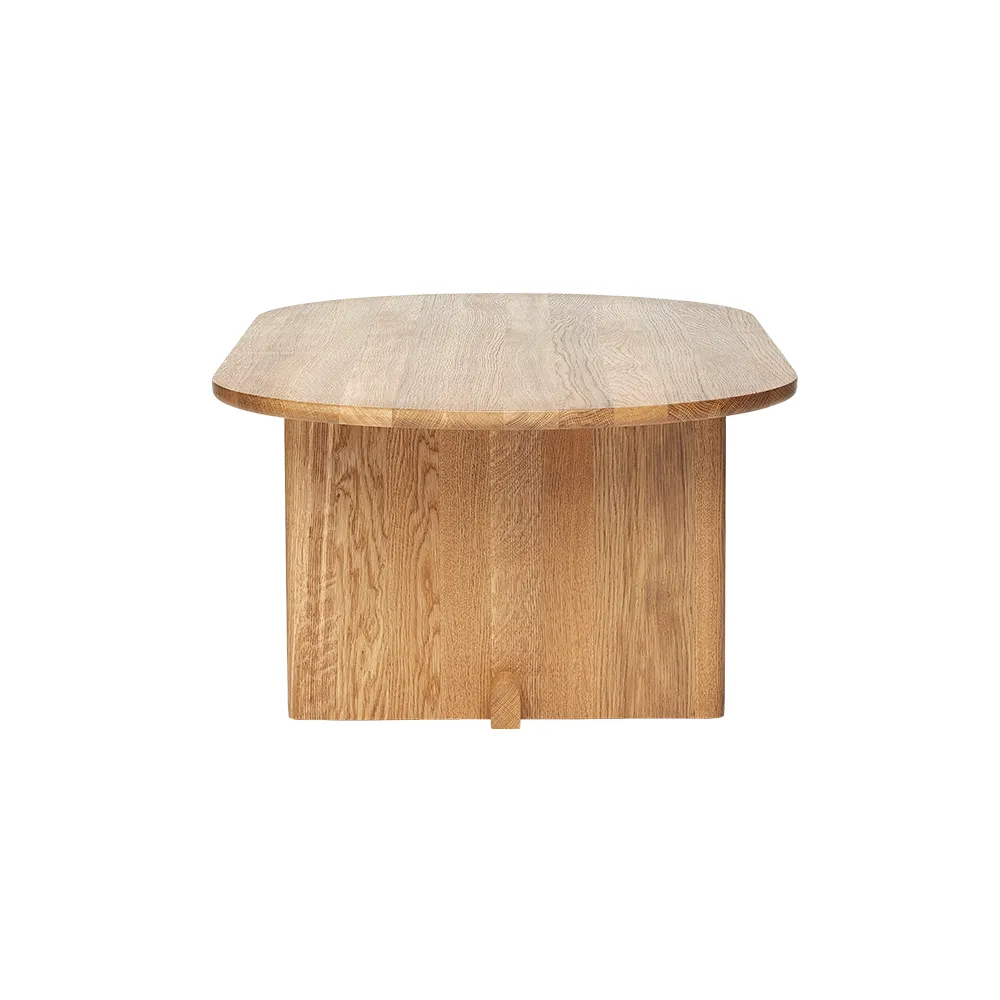 Koku Sofatisch niedrig 60x120 cm, Lackierte Eiche Fogia