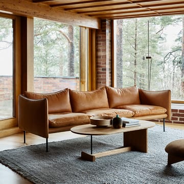 Koku Sofatisch niedrig 60x120 cm - Lackierte Eiche - Fogia