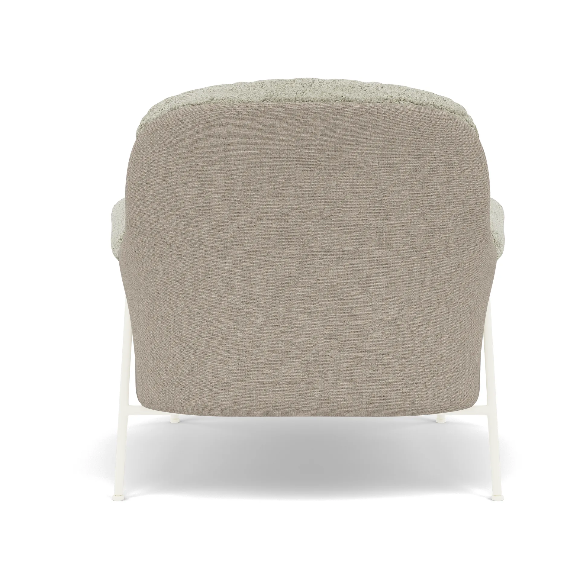 Lyra Loungesessel, Fell Mohawi-RAL1013 Fogia