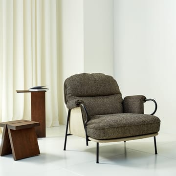 Lyra Loungesessel - Stoff brown - Fogia