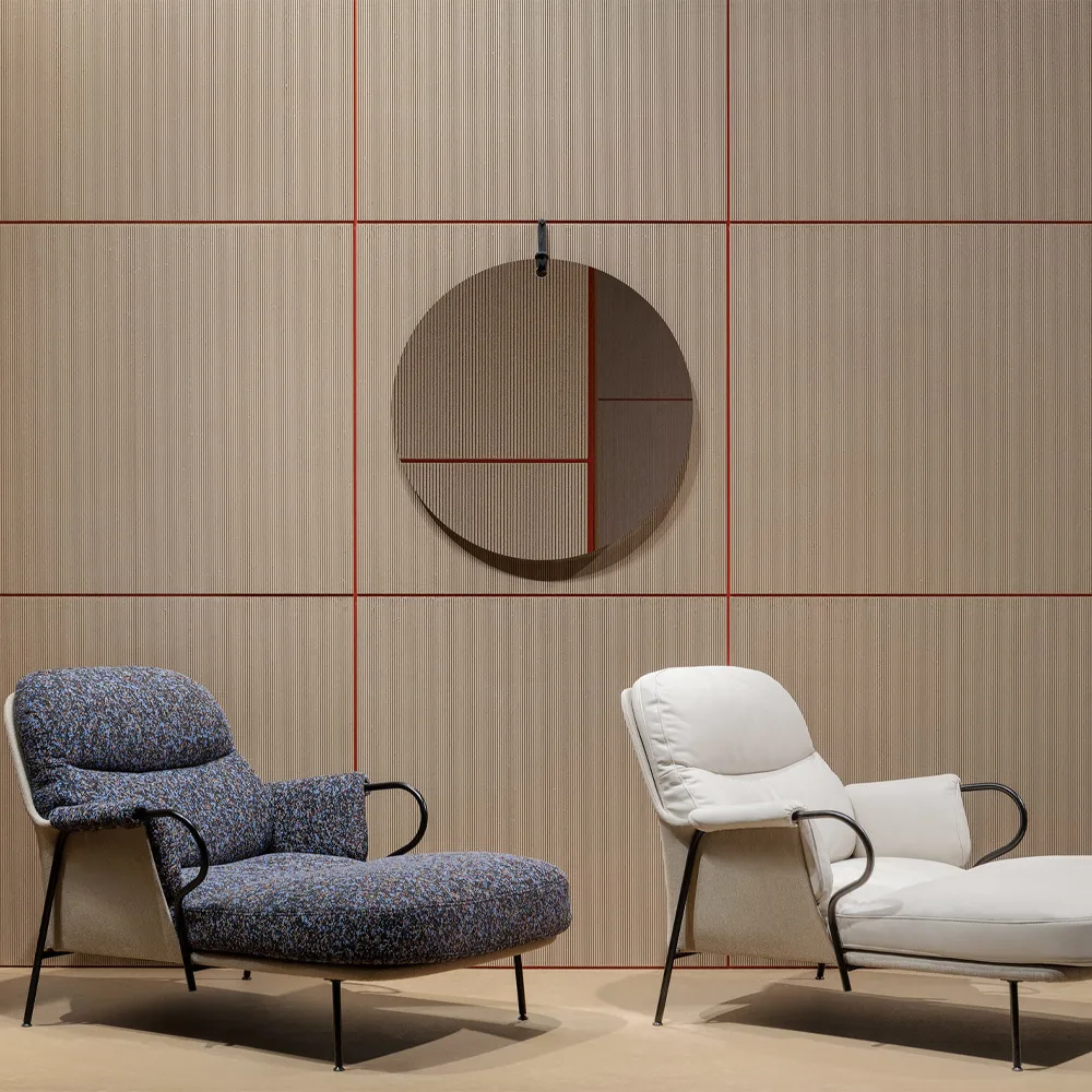 Lyra Sessel, Leder Vintage Cognac Fogia