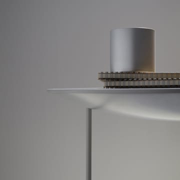 Pastille Tisch - Eiche lackiert, stativ in Perlgrau - Fogia