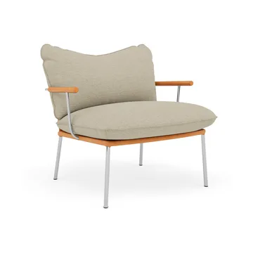 Pico Sessel - Vintage Cognac-Barnum 2-polished stainless steel - Fogia