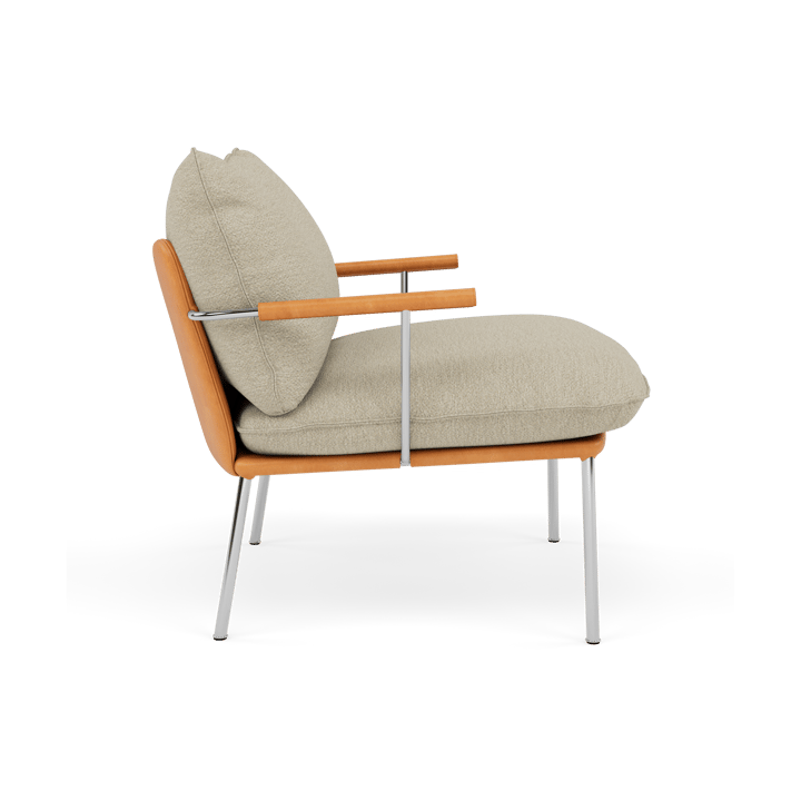 Pico Sessel, Vintage Cognac-Barnum 2-polished stainless steel Fogia