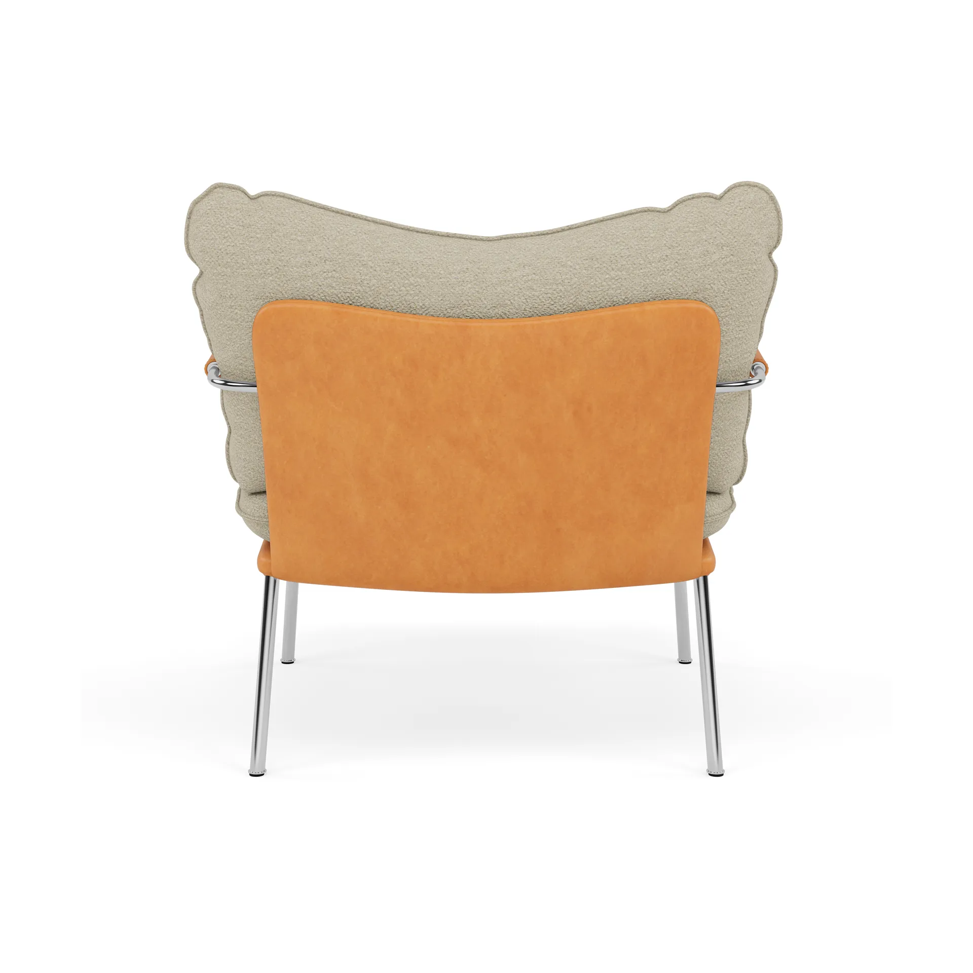 Pico Sessel, Vintage Cognac-Barnum 2-polished stainless steel Fogia