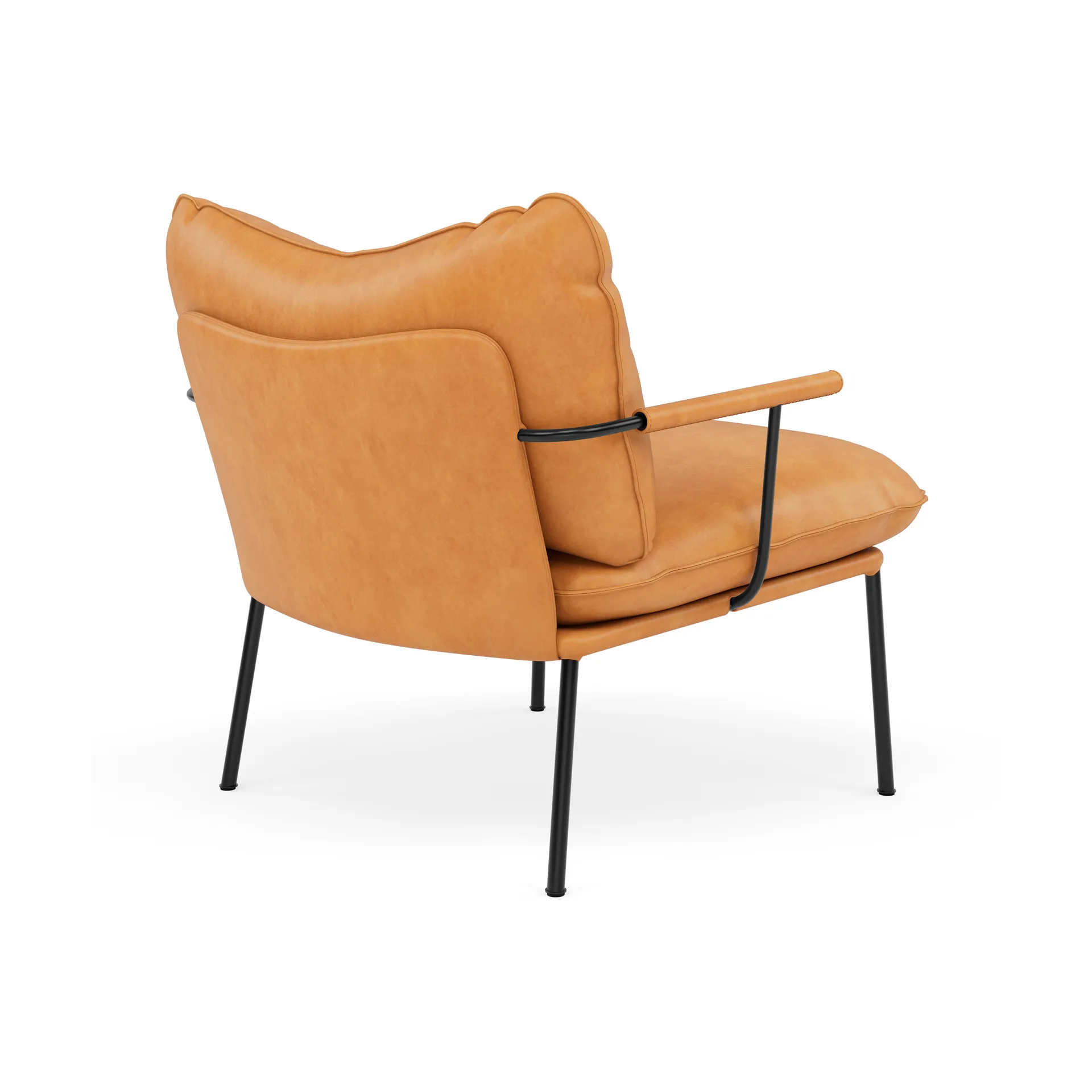 Pico Sessel, Vintage Cognac-RAL 9005 Fogia