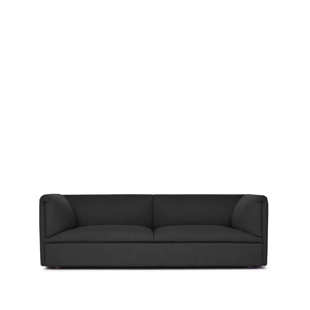 Retreat Sofa 2,5-Sitz, 2,5-sitzige Sofa Fiord 391 schwarz Fogia