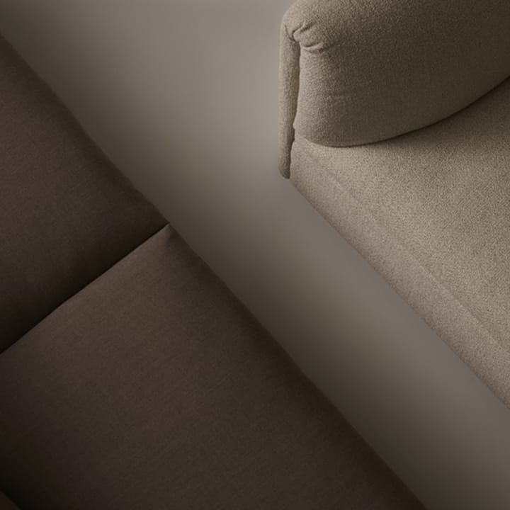 Retreat Sofa 2,5-Sitz, Stoff Linara 2494/433 vanilla Fogia