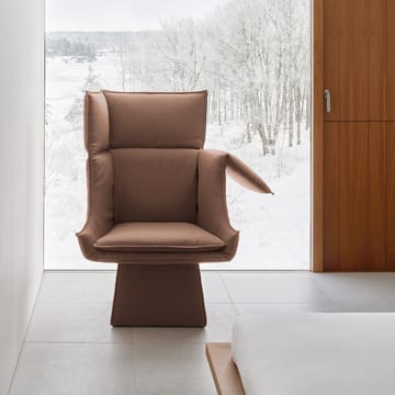 Socialclub Sessel - Tuch Planum 551 rot, high - Fogia